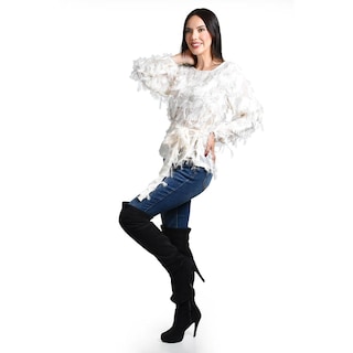 Foto 2 | Foto 2 | Blusa Con Diseño Texturizado Roman Fashion / Juvenil, 5105 (blanco) Blanco