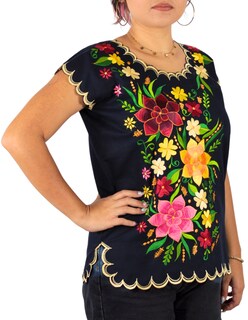 Foto 3 | Foto 3 | Blusa Artesanal Bordada Yucateca Para Mujer