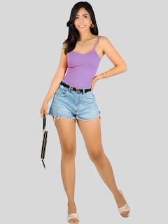 Foto 5 | Foto 5 | Set 2 Blusas Mujer Texturizada Casual Blusa Bl-1023-px2 Variedad De Colores Crop Top