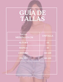 Foto 4 | Foto 5 | Top Tank Blusa De Mujer Unitalla Canalé De Tirantes Estampado Liso Bl-1023 Fucsia Crop Básico Varios Colores