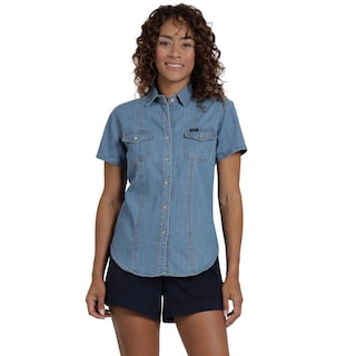 Foto 1 | Foto 1 | Blusa Lee Mujer Classic Slim Fit 925 Azul