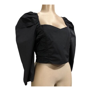 Foto 4 | Foto 4 | Blusa Top Color Negro Para Dama Erivel
