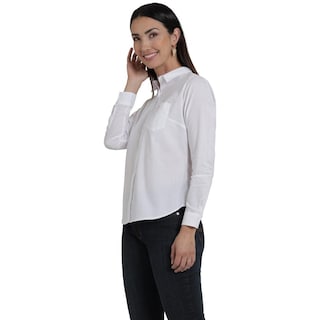 Foto 2 | Foto 2 | Blusa Lee Mujer Classic Slim Fit 118 Blanco