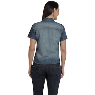 Foto 3 | Foto 3 | Blusa Lee Mujer Classic Slim Fit 747 Azul
