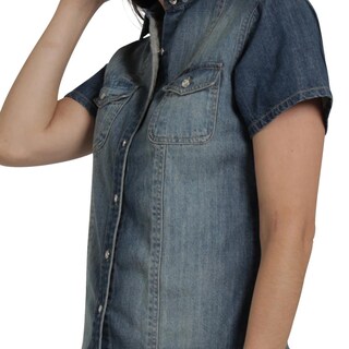 Foto 5 | Foto 5 | Blusa Lee Mujer Classic Slim Fit 747 Azul