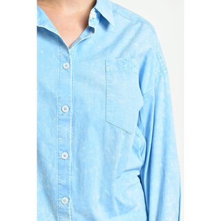 Foto 4 | Foto 4 | Blusa Oversize Diseño Deslavado Roman Fashion/juvenil, 11427 (azul) Azul