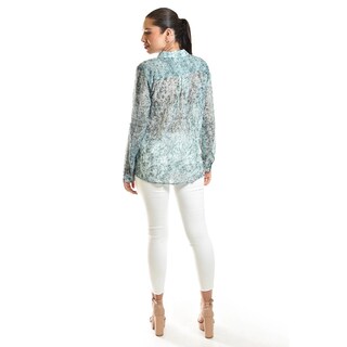 Foto 3 | Foto 3 | Blusa Transparente Diseño Tie Dye Roman Fashion/juvenil, 20295 (verde) Verde