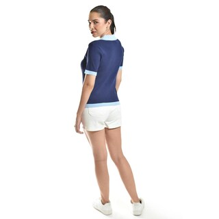 Foto 3 | Foto 3 | Blusa Acanalada Tipo Polo Roman Fashion /juvenil, 7280 (azul Marino) Azul Marino