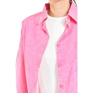 Foto 4 | Foto 4 | Blusa Oversize Diseño Deslavado Roman Fashion/juvenil, 11427 (rosa) Rosa