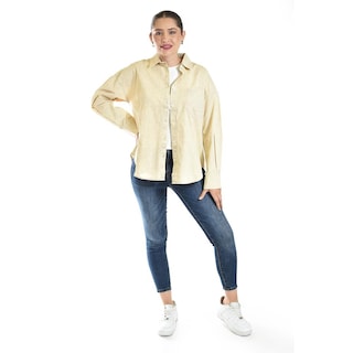 Foto 5 | Foto 5 | Blusa Oversize Diseño Deslavado Roman Fashion/juvenil, 11427 (beige) Beige