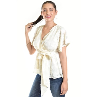 Foto 2 | Foto 2 | Blusa De Encaje Roman Fashion /juvenil, 5113 (blanco) Blanco