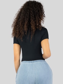 Foto 7 | Foto 7 | Set 2 Player Mujer Texturizada Casual Stretch Bl-1027 Negro Y Nude Blusa Dama Top