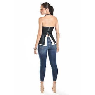 Foto 3 | Foto 3 | Corset Strapless Con Detalles Metalicos Roman Fashion/ Juvenil, 941 (negro) Negro