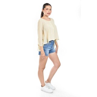 Foto 2 | Foto 2 | Blusa Con Abertura En Espalda Roman Fashion /juvenil, 8036 (hueso) Beige