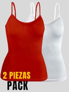 Foto 4 | Foto 4 | Set De Dos Blusas Mujer Tirantes Casual Blusa Bl-1005-px2 Variedad De Colores Crop Top Dama