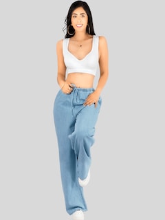 Foto 6 | Foto 6 | Set De 2 Top De Mujer Top-1024 Set De 2 Colores Para Uso Deportivo O Casual Tela Stretch