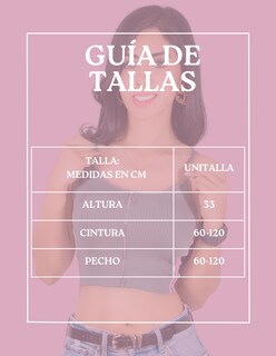 Foto 6 | Foto 6 | Tops Mujer Deportivo O Casual Blusa Top-1022 Negro Croptop Tirantes