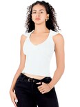 Blusa Casual Mujer Moderna Tejido Acanalado Bl-1032 Crema Stretch