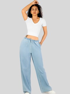 Foto 2 | Foto 2 | Playera Mujer Casual Crop Top Stretch Bl-1031 Blanco Cómoda Blusa Corta