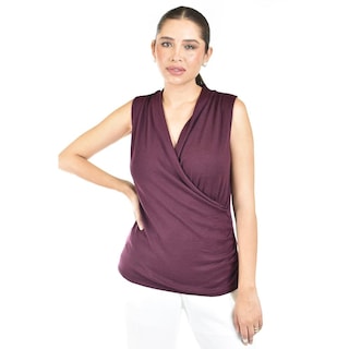 Foto 1 | Foto 1 | Blusa Escote Cruzado Roman Fashion /juvenil, 10284 (vino) Vino