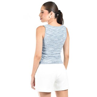 Foto 3 | Foto 3 | Blusa De Punto Escote Corazon Roman Fashion /juvenil, 41912 (azul Marino) Azul Marino