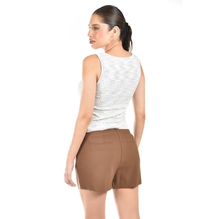 Foto 3 | Foto 3 | Blusa De Punto Escote Corazon Roman Fashion /juvenil, 41912 (beige) Beige