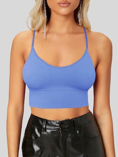 Foto 3 | Foto 3 | Set De 2 Tops Mujer Deportivo Con Relleno Top-1013-px2 Variedad De Colores Blusa Croptop