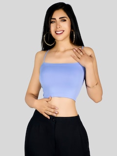 Foto 4 | Foto 4 | Set 2 Blusa Mujer Crop Tirantes Top-1025-px2 Varios Colores Confort Y Frescura Día Y Noche