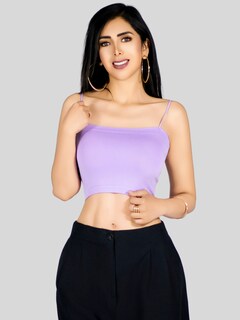 Foto 4 | Foto 4 | Set 2 Blusa Mujer Crop Tirantes Top-1025-px2 Varios Colores Confort Y Frescura Día Y Noche