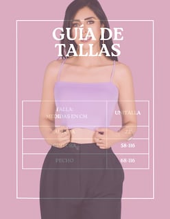 Foto 8 | Foto 8 | Set 2 Blusa Mujer Crop Tirantes Top-1025-px2 Varios Colores Confort Y Frescura Día Y Noche