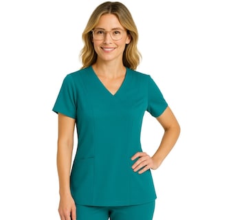 Foto 5 | Foto 5 | U4u Uniforms - Filipina Premium Para Mujer Cuello En V Cruzado Con Elastico En La Espalda - Diseño Cómodo Y Profesional Con Bols