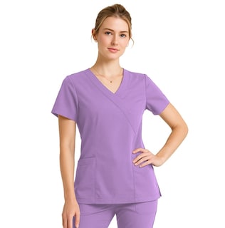 Foto 5 | Foto 5 | U4u Uniforms - Filipina Premium Para Mujer Cuello En V Cruzado Con Elastico En La Espalda - Diseño Cómodo Y Profesional Con Bols