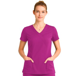 Foto 5 | Foto 5 | U4u Uniforms - Filipina Premium Para Mujer Cuello En V Cruzado Con Elastico En La Espalda - Diseño Cómodo Y Profesional Con Bols