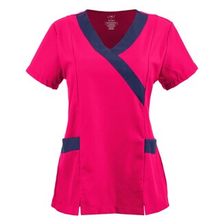 Foto 1 | Foto 1 | U4u Uniforms - Filipina Premium Para Mujer Cuello En V Cruzado Con Elastico En La Espalda - Diseño Cómodo Y Profesional Con Bols