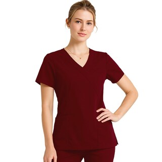 Foto 5 | Foto 5 | U4u Uniforms - Filipina Premium Para Mujer Cuello En V Cruzado Con Elastico En La Espalda - Diseño Cómodo Y Profesional Con Bols