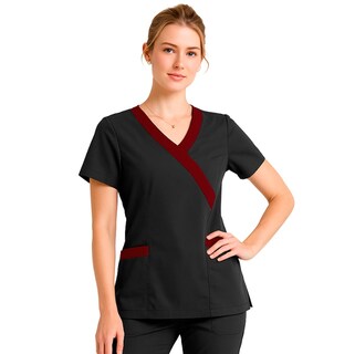 Foto 5 | Foto 5 | U4u Uniforms - Filipina Premium Para Mujer Cuello En V Cruzado Con Elastico En La Espalda - Diseño Cómodo Y Profesional Con Bols