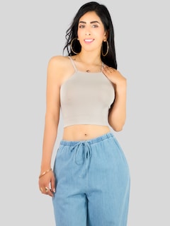 Foto 4 | Foto 4 | Set De 3 Crop Top De Mujer Top-09-px3 Azul Claro  Azul Claro Y Nude  Deportivo O Casual
