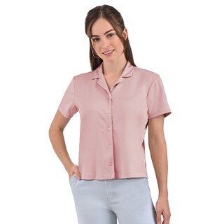Foto 1 | Foto 1 | Blusa Supply Company Manga Corta De Botones Rosa