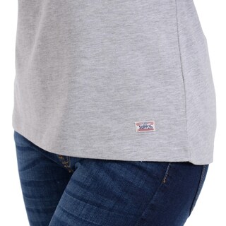 Foto 6 | Foto 6 | Playera Supply Company De Algodón Gris Estampada