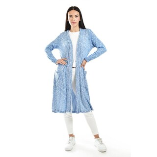 Foto 1 | Foto 1 | Cardigan Largo Roman Fashion /juvenil, 5056 (azul Claro) Azul