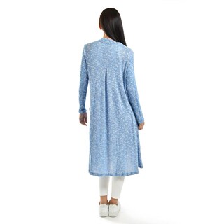 Foto 3 | Foto 3 | Cardigan Largo Roman Fashion /juvenil, 5056 (azul Claro) Azul