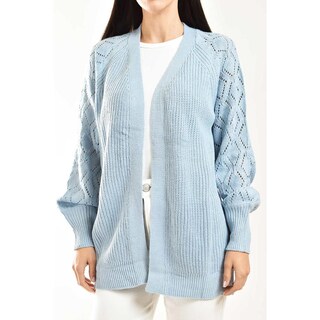 Foto 4 | Foto 4 | Cardigan De Punto Roman Fashion /juvenil, 41849 (azul Claro) Azul Cielo