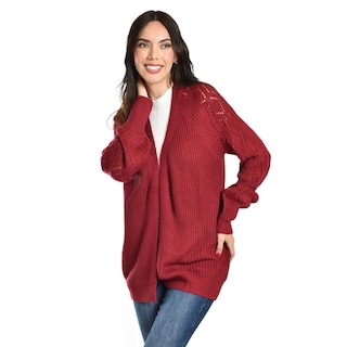 Foto 1 | Foto 1 | Cardigan De Punto Roman Fashion /juvenil, 41849 (rojo) Rojo