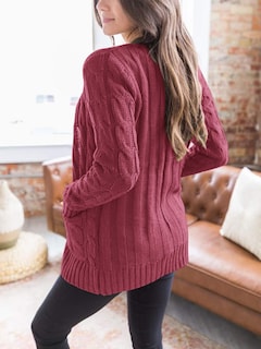 Foto 4 | Foto 4 | Jersey Tipo Cárdigan Prettygarden De Punto Con La Parte Delantera Abierta Para Mujer - Venta Internacional.