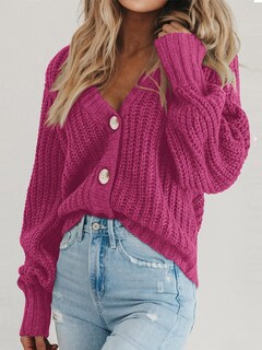 Foto 3 | Foto 3 | Jersey Tipo Cárdigan Prettygarden De Manga Larga Con Botones Para Mujer - Venta Internacional.