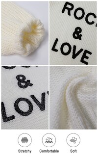 Foto 5 | Foto 5 | Jersey Tipo Cárdigan Prettygarden Para Mujer, Acrílico, Color Blanco, Talla Xl - Venta Internacional.