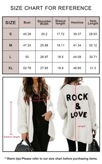Foto 6 | Foto 6 | Cárdigan Prettygarden Para Mujer, Tejido Con La Parte Delantera Abierta, Gris, Talla M - Venta Internacional.