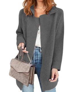 Foto 1 | Foto 1 | Jersey De Punto Para Mujer, Modelo Ecowish, Con Parte Delantera Abierta, Otoño-invierno - Venta Internacional.