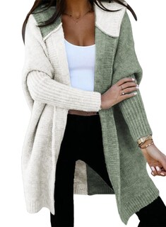 Foto 1 | Foto 1 | Sudadera De Punto Astilish Con Capucha De Manga Larga Para Mujer, Color Verde - Venta Internacional.