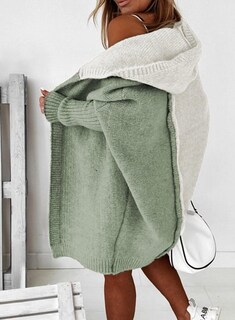 Foto 3 | Foto 3 | Sudadera De Punto Astilish Con Capucha De Manga Larga Para Mujer, Color Verde - Venta Internacional.